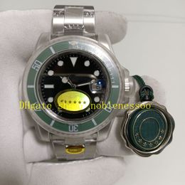 7 kleuren 904L staal 41 mm horloges heren 126610 zwarte wijzerplaat 126613 groene rand 18K geel gouden armband 126618 Glidelock-sluiting NF V5 Cal.2813 uurwerk automatisch horloge