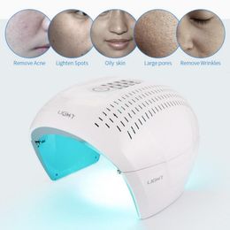 Portable Beauty Mask Machine 7 Kleur LED Photon Light Therapy PDT Lampbehandeling Huid Acne Remover Anti-Wrinkle