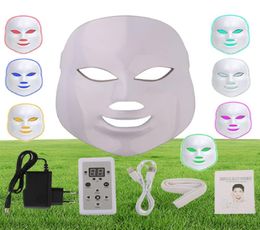 7-Farben-LED-Therapiemaske Hautverjüngung Faltenentfernung Gesichtspflegegeräte9844891