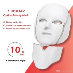 7 kleur licht foton geleid gezichtsmasker gezicht huidverzorging verjonging therapie anti-aging anti acne huidverstrakking schoonheid apparaat