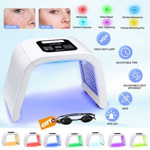 7 Color OMEGA Light LED Máquina de terapia de fotones Máscara facial PDT Light Para el cuerpo Rejuvenecimiento de la piel Tratamiento para el acné Máquina de belleza equipo de salón