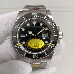 7 kleuren Real Po 904L staal 41 mm horloge heren automatische datum zwarte keramische bezel V12-versie lichtgevende duiken Cal 3235 beweging Wate260q