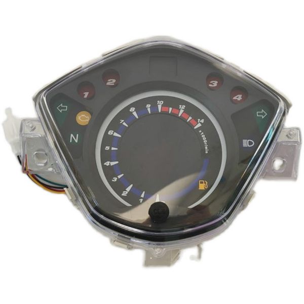 7 écran couleur moto instrument universel moto LCD lumière numérique tachymètre odomètre 14000 tr/min compteur de vitesse rétro-éclairage Mot257R