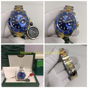 7 Color Super N Factory Relojes 904L Con caja original Hombre 41 mm Esfera azul 126613 Número de tarjeta correcto 126613LB 126610 Acero Oro D311T