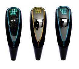 Pommeau de levier de vitesse activé, 7 couleurs, 5 ou 6 vitesses, LED, lumière de Handball, chargeur allume-cigare adapté à 6452898