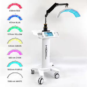 7 couleurs LED Bio Light Photon Therapy Rajeunissement de la peau PDT Traitement de l'acné Machine de beauté pour la maison et le salon Utilisation anti-âge