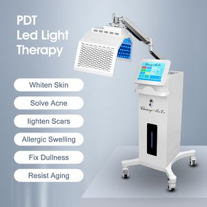 7 kleuren LED PDT Red Blue Facial Care PDT LED Light Therapy Machine Skin Herjuvening Red Light Therapy Beauty Apparaat