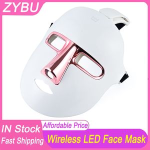 7 Kleuren Licht Led Gezichtsmasker Whitening Huidverjonging Therapie Machine Gezichtsmasker Huidverzorging Anti Aging Acne Verwijdering Fotonenmasker PDT-behandeling Schoonheidsverzorging