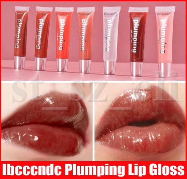 7 Colores Hidratantes Plumping Lipgloss Cherry Glitter Lip Gloss Lip Plumper Makeup Nutritious Lipstick Mineral Oil Clear Lipgloss8886908