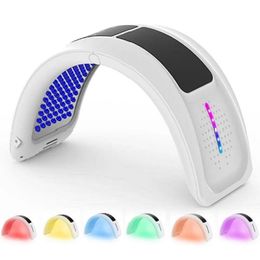 7 colores PDT LED LED Photon Therapy Máquina facial Belleza Facial Rejuvenecimiento LED Red Light Therapy Dispositivo