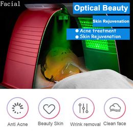 7 kleuren PDT LED Fotodynamische therapie Verwarming Beauty Device Facial Acne Removal Anti Aging Wrinkle Removal Lighten Spots SkuVenation Machine