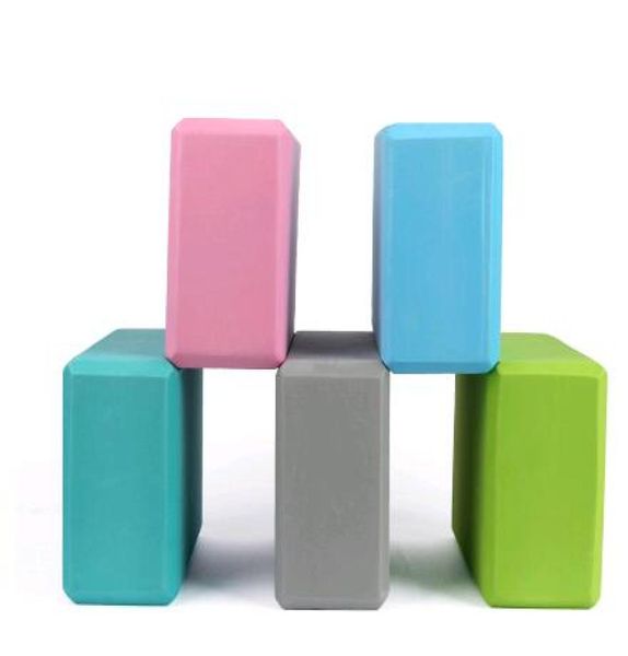 7 colores Pilates Eva Yoga Block Brick Sports Ejercicio de gimnasio Ayuda Estiramiento Ayuda Ayuda Cuerpo de formación de salud para mujeres S6606990