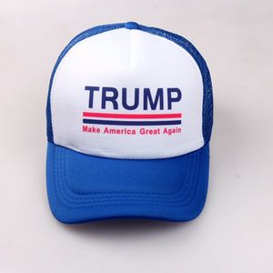 7 couleurs Trump Hat 2024 U.S Presidential élection cap chapeaux de fête rendent l'Amérique à nouveau des capuchons sportifs en maillage