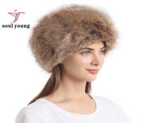 7 couleurs Femmes039s Hiver Faux Fur Cossak Russian Style Hat chauffer oreille chauffe