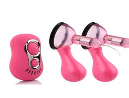 7 Fréquence Vibrant Méllon Sucker Electro Vibrator Massage Stimulator Hurance Pompe de sein Toys pour la femme Vibraters2530394