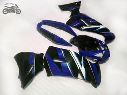 Customize Chinese Backings Set voor 2006 2007 2008 KAWASAKI NINJA 650R ER-6F BLAUW ABS PLASTIC CHINESE CHINESE HIJDEN KETTEN ER6F ER 6F 650R