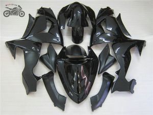 Kit de carénage personnalisé gratuit pour Kawasaki Ninja ZX10R 2006 2007 pièces de carénage de réparation de carrosserie noire chinoise ZX-10R 06 07 ZX 10R