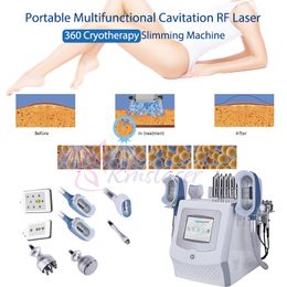 7 in 1 Cryolipolysis Slimming Machine met 3 Cryo Heads Removal Fat 40khz Cavitatie RF Lipo Laser Cryotherapie CoolSculpt Beauty Apparatuur