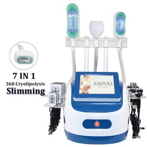 7 EN 1 Crioterapia crio máquina de congelación de grasa LLLT estiramiento facial estiramiento de la piel Equipo de adelgazamiento de lipólisis láser en venta