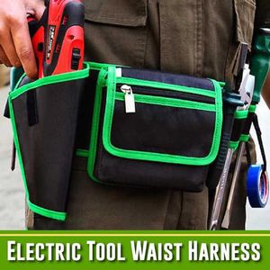 7 en 1 sac de poche de taille de harnais de taille d'outil électrique pour les outils matériels BHD2 Q0705