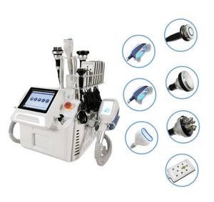 7 dans 1 graisse fraîche fraîche coryolipolise cryolipolise cryolipolyse 360 ​​cavitation de cryothérapie RF lipo laser aspirateur minceur machine double menton