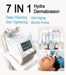 7 en 1 Hydra Water Peel Microdermabrasion Machine Rajeunissement de la peau Soins du visage Hydro Dermabrasion Facial Clean Oxygen Jet6280475