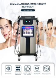 7 In 1 multifunctionele schoonheidsapparatuur Hydro gezicht H2O2 Microdermabrasion Hydro Face Aqua Peel Groothandel Black Pearl Ultrasone RF Machine Small Bubble Device