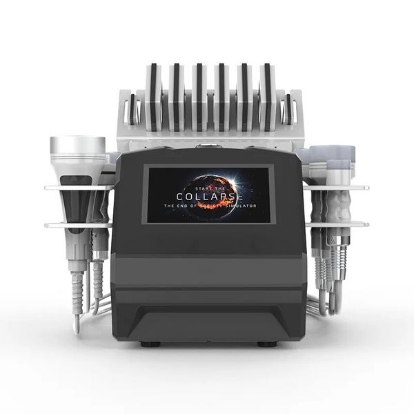 Máquina de adelgazamiento multifuncional 7 en 1 Lipólisis modelado del cuerpo Quema Eliminación de grasa 80k RF LIPO láser cavitación ultrasónica perder peso equipo de salón de belleza
