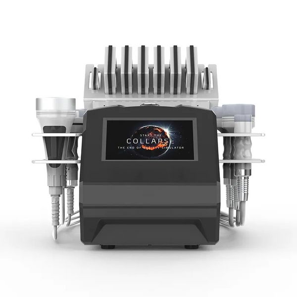 Machine amincissante multifonctionnelle 7 en 1, lipolyse du corps, combustion des graisses, 80k RF LIPO laser, cavitation ultrasonique, perte de poids, équipement de salon de beauté