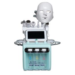 7 en 1 équipes pro équipe hydro dermabrasion rf levant le levage nettoyant aqua peleling jet-thead élimination faciale oxygène beauté hine