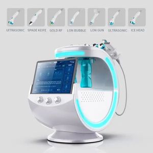 7 en 1 Smart Ice Cleaning Tools Accessoires Blue Plus Oxygen Hydra facial Machine Facial Bubble Machine Salon de deuxième génération Machine de beauté anti-âge