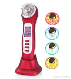 7 en 1 ultrasónico Galvánico LED LED Terapia Pon Terapia Vibration Massager Remocalización de acné Aplicaciones de cuidado personal5451808