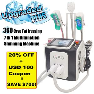 Machine de mise en forme du corps RF Lipolaser à cavitation par ultrasons 7 en 1 360 Cryolipolyse sous vide amincissant le contour du corps équipement de levage du visage