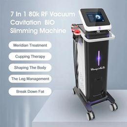 7 en 1 Laser sous vide radiofréquence Rf 40/80K Cavitation corporelle liposuccion dispositif ultrasonique de blanchiment de la peau système de raffermissement congélation des graisses machine amincissante