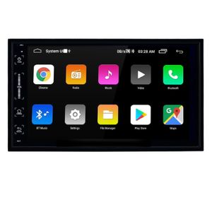 7 inch 2 DIN Android Auto Universele Video GPS-navigatieradio met HD-touchscreen Bluetooth-ondersteuning OBD2 CarPlay Stuurwielregeling