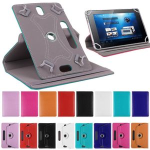 7 inch 8 inch 9 inch 10 Universele 360 ​​graden roterende kofferstandaard Tablet PU lederen afdekkingen