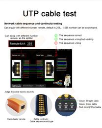 7-inch 8K H.265 CCTV IPC Tester VGA Input HDMI Input/Output Laser Distance Meter Netwerk Tool Power Outpu TDR-kabeltest Digitaal