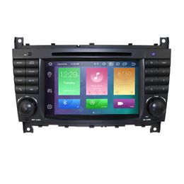 Unité principale Android de lecteur de dvd de voiture de 7 pouces pour Benz W203 GPS Navigation Mp5 multimédia avec dvd