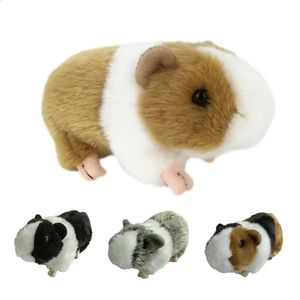 7 pouces cochon d'Inde en peluche jouet doux et confortable animal en peluche réaliste souris rat peluche oreiller poupée jouet cadeau pour les enfants 240122