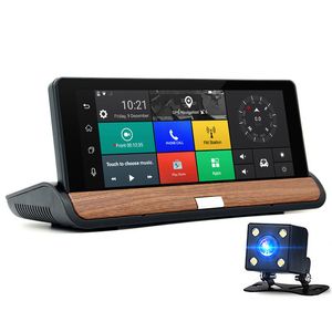 7 Inch 3G Bluetooth Wifi Android 5.0 Car DVR GPS Navigation HD 1080P Dual Lens Rearview Camera 16GB Free Navigation Maps