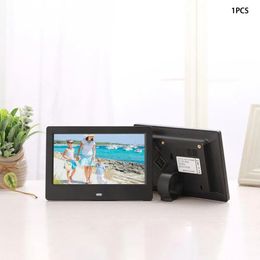 7 pouces LCD Widescreen HD LED Electronic PO Album numérique Frame Digital Machine Advertising Machine Gift 240401