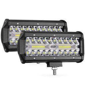 Faro LED combinado de luz de trabajo de 7 pulgadas para coche, para Tractor, camión, 4x4, SUV, ATV, 12V, 24V