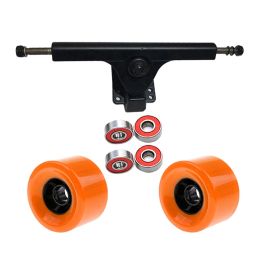 7 inch skateboardbeugel met 78A skateboard wielen 83x52 mm longboard wiellagerset skateboard -accessoires