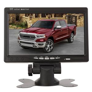 Moniteur vidéo de voiture LCD TFT 7 pouces, entrée bidirectionnelle, moniteurs PAL/NTSC pour rétroviseur automatique, caméra de Surveillance de sécurité à domicile