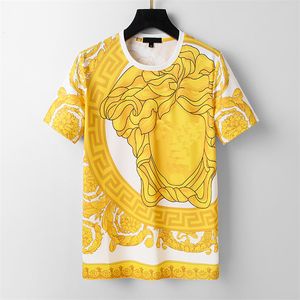7 camisetas de hombre camiseta de diseñador Algodón cuello redondo Impresión de secado rápido antiarrugas hombres primavera verano alta tendencia suelta manga corta ropa masculina # 10