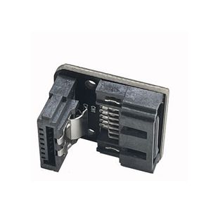 7-pins SATA-kabelinterface Stuurconnector 90 graden 7pin seriële poortchassis voor desktop-moederbordrichting A