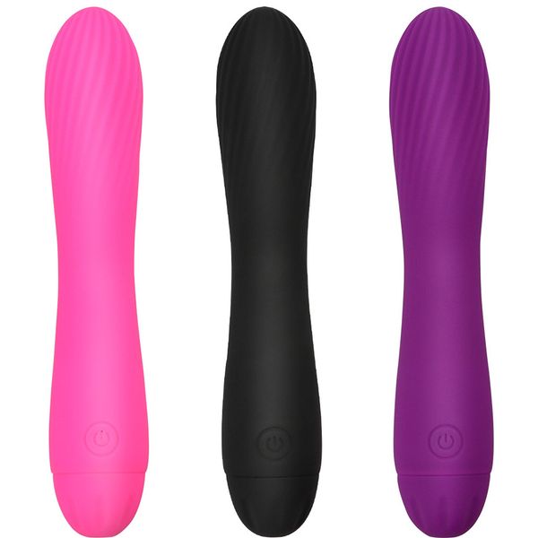 7 Vitesse G Spot Vibrateur USB Charge Silicone Baguette Magique Vibrateur Femelle Masturbateur Sex Toys Pour Femme JJD2347