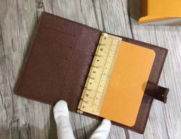 7 étoiles de qualité supérieure de qualité marron Brown Grid Cow Hide Agenda Address Book OU BNOOPAD COUVERT SAG ID CARDE HINE BIND NOTAGE GIDNAGE7313207