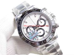 JH fabrique de très bonnes montres pour hommes 40mm 116500 116509 Chronographe travail 4130 Mouvement saphir Mécanique Automatique Montres-bracelets pour hommes