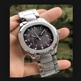 7 Style Montres de luxe pour hommes Aquanaut 5167 1A-001 Cadran dégradé 40mm Automatique Mécanique Saphir Acier Designer Montre-bracelet 306F